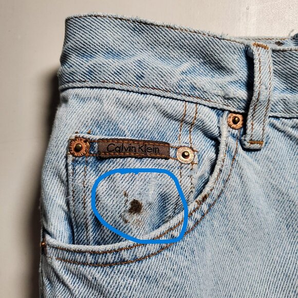 Calvin Klein Vintage Jeans sz 4Petite - Made in USA- shipping incl - Picture 13 of 16